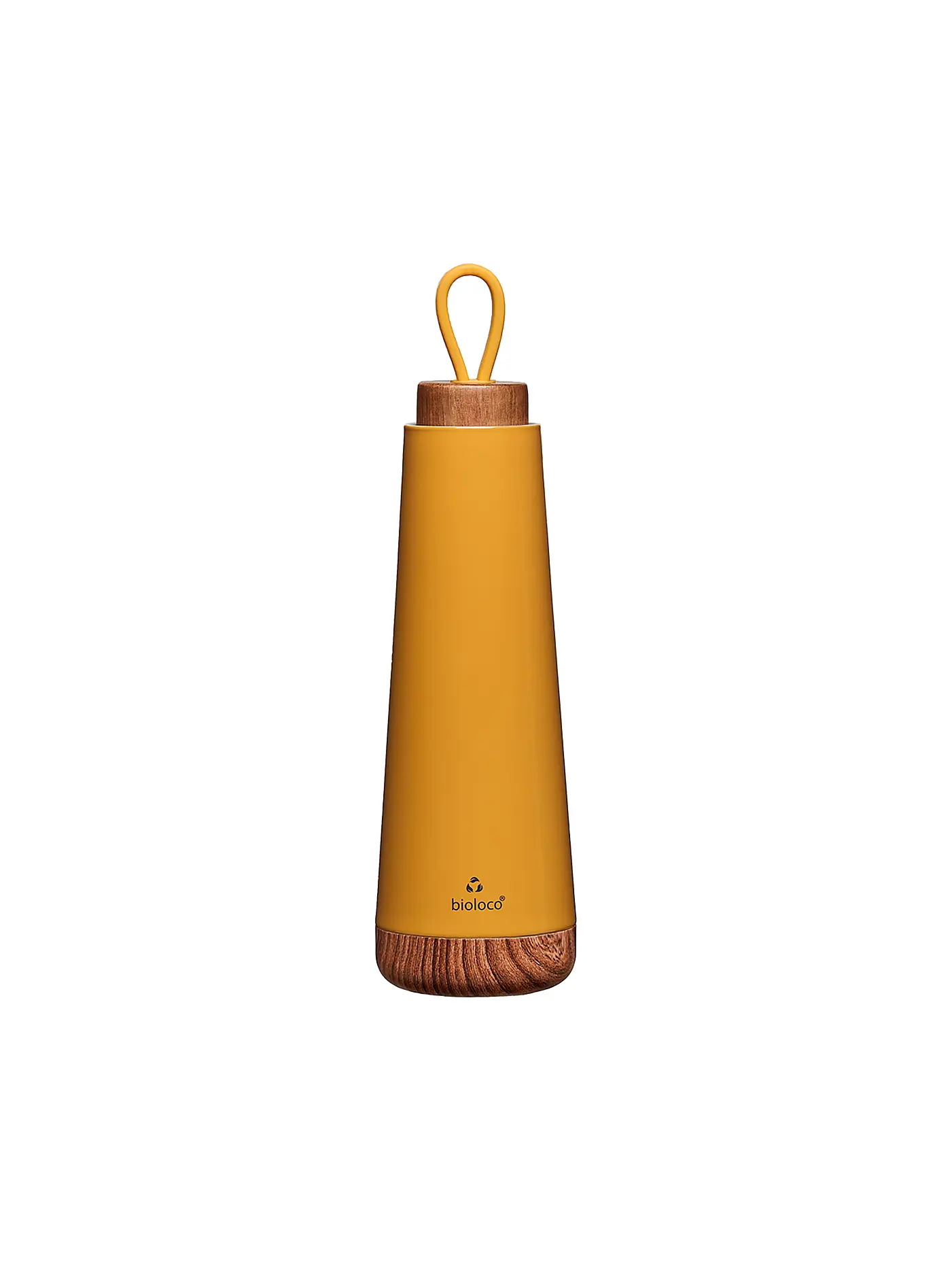 CHIC.MIC | Isolierflasche bioloco loop 500ml Clay/Ton | senf